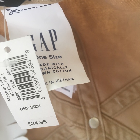 NWT Gap Cotton Cap Adjustable Size Color: Tan - Picture 7 of 7